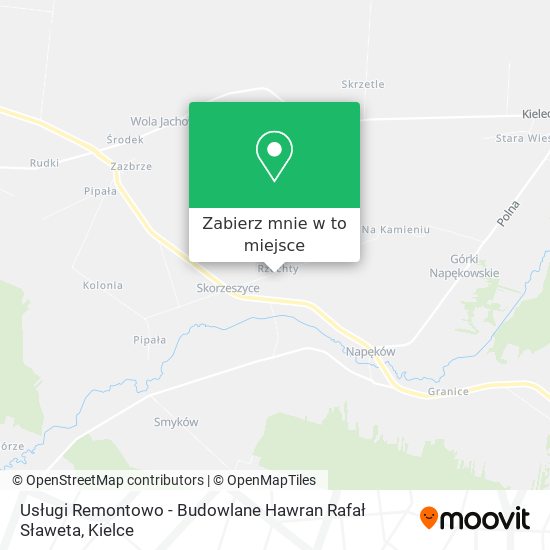 Mapa Usługi Remontowo - Budowlane Hawran Rafał Sławeta