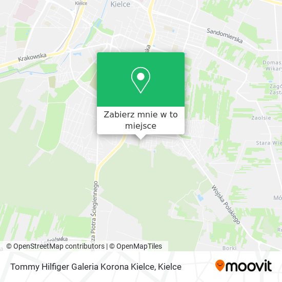 Mapa Tommy Hilfiger Galeria Korona Kielce