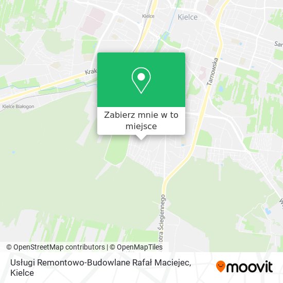 Mapa Usługi Remontowo-Budowlane Rafał Maciejec