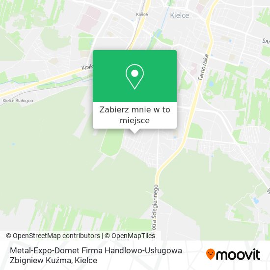 Mapa Metal-Expo-Domet Firma Handlowo-Usługowa Zbigniew Kuźma