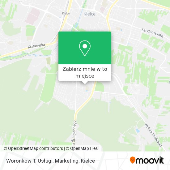 Mapa Woronkow T. Usługi, Marketing