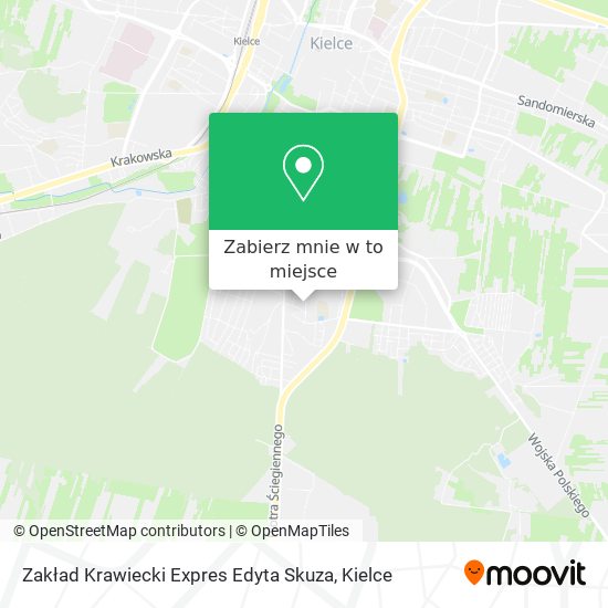 Mapa Zakład Krawiecki Expres Edyta Skuza