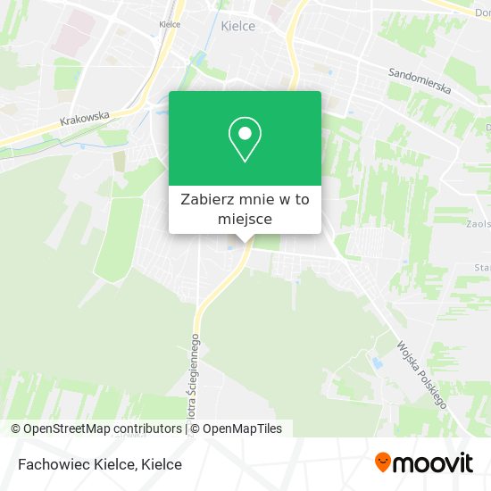 Mapa Fachowiec Kielce