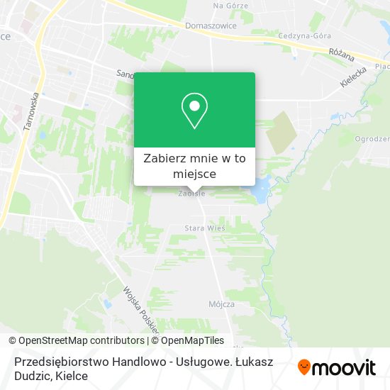 Mapa Przedsiębiorstwo Handlowo - Usługowe. Łukasz Dudzic