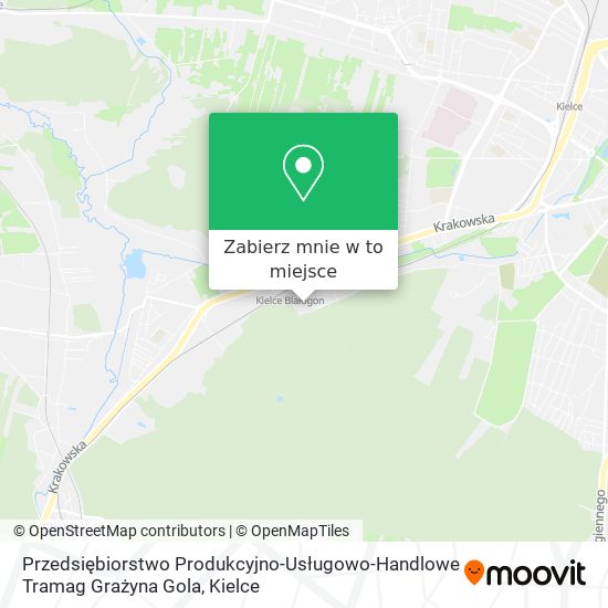 Mapa Przedsiębiorstwo Produkcyjno-Usługowo-Handlowe Tramag Grażyna Gola