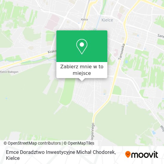 Mapa Emce Doradztwo Inwestycyjne Michał Chodorek