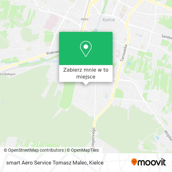 Mapa smart Aero Service Tomasz Malec
