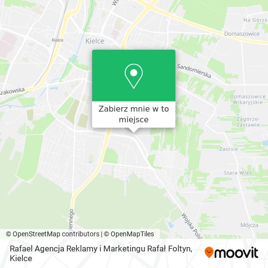 Mapa Rafael Agencja Reklamy i Marketingu Rafał Foltyn