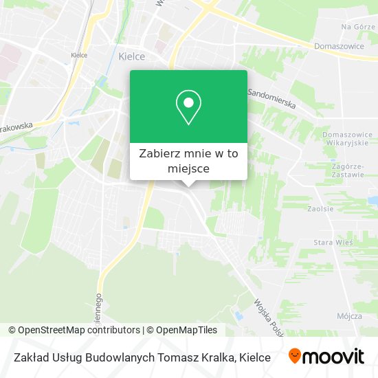 Mapa Zakład Usług Budowlanych Tomasz Kralka