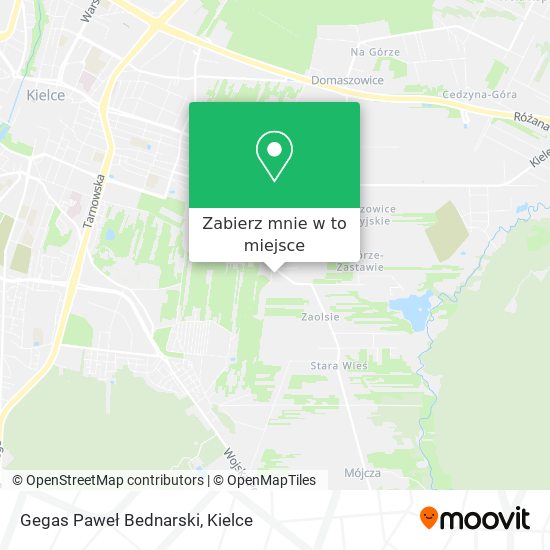 Mapa Gegas Paweł Bednarski