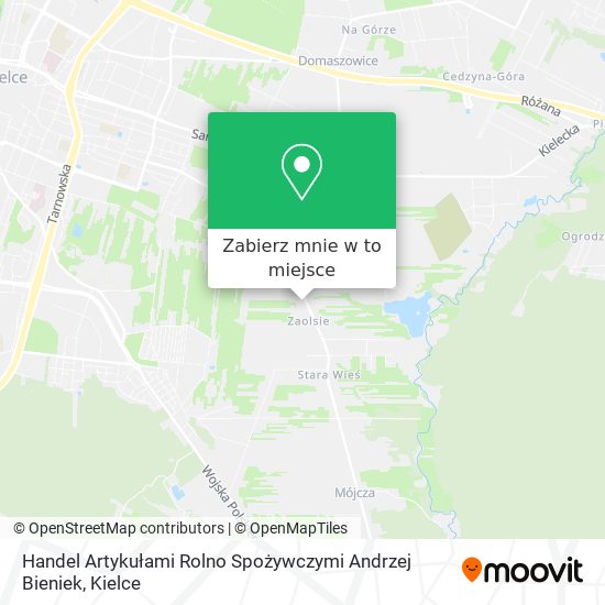 Mapa Handel Artykułami Rolno Spożywczymi Andrzej Bieniek