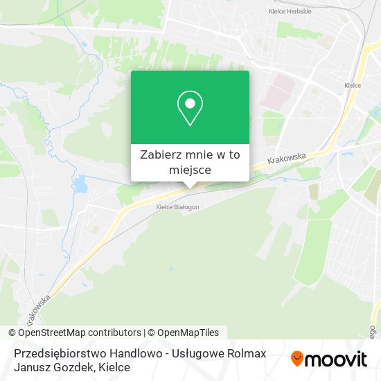 Mapa Przedsiębiorstwo Handlowo - Usługowe Rolmax Janusz Gozdek
