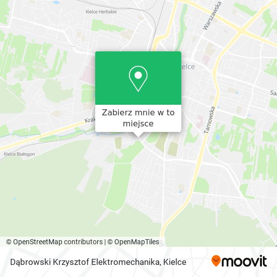 Mapa Dąbrowski Krzysztof Elektromechanika