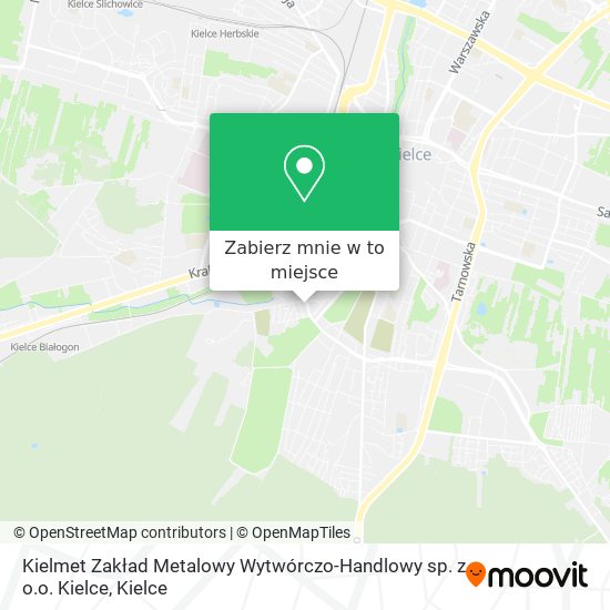 Mapa Kielmet Zakład Metalowy Wytwórczo-Handlowy sp. z o.o. Kielce