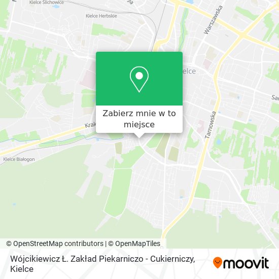 Mapa Wójcikiewicz Ł. Zakład Piekarniczo - Cukierniczy