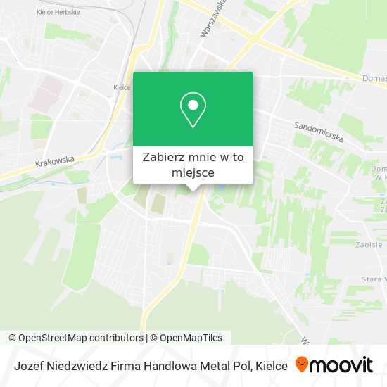 Mapa Jozef Niedzwiedz Firma Handlowa Metal Pol