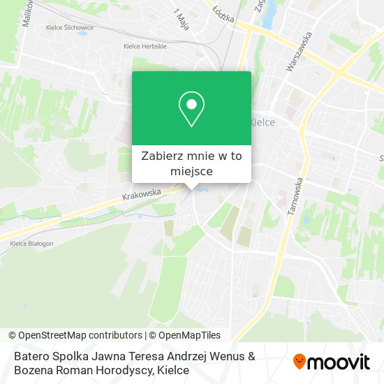 Mapa Batero Spolka Jawna Teresa Andrzej Wenus & Bozena Roman Horodyscy