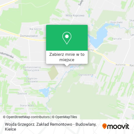 Mapa Wojda Grzegorz. Zakład Remontowo - Budowlany