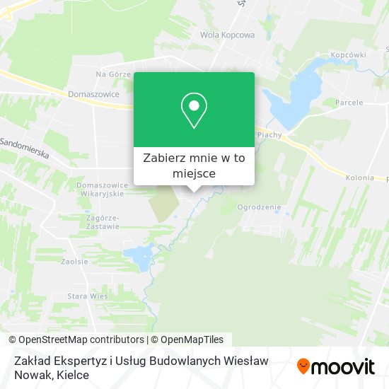 Mapa Zakład Ekspertyz i Usług Budowlanych Wiesław Nowak