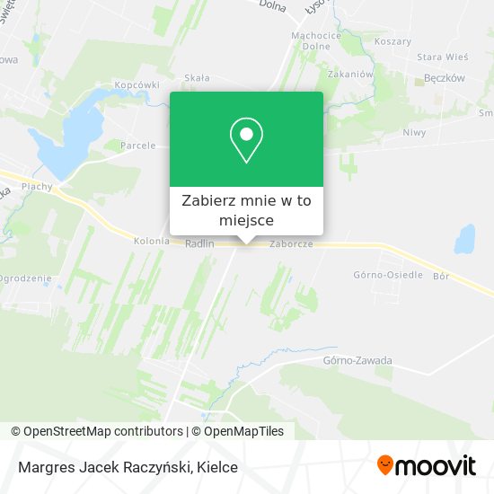 Mapa Margres Jacek Raczyński