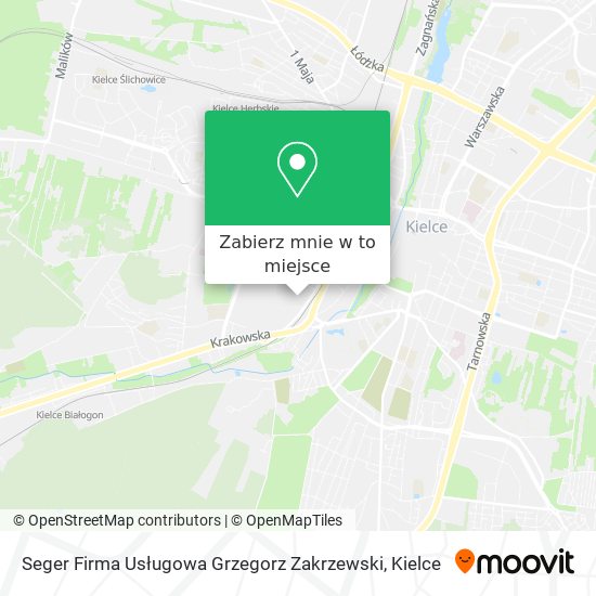 Mapa Seger Firma Usługowa Grzegorz Zakrzewski