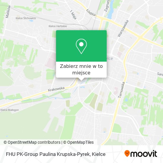Mapa FHU PK-Group Paulina Krupska-Pyrek