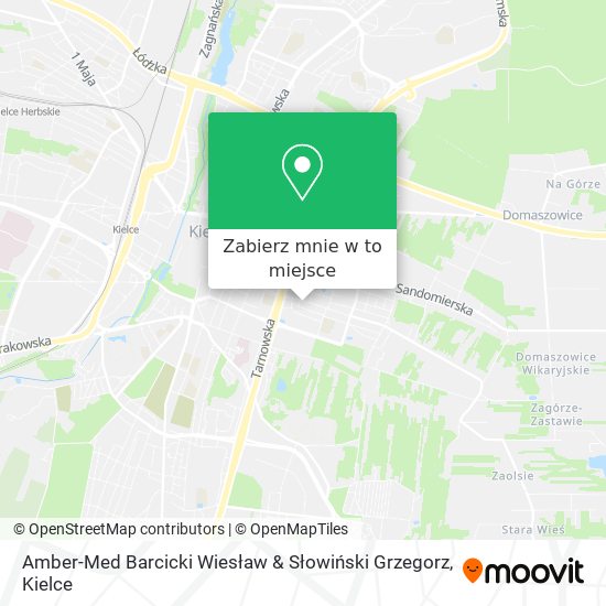Mapa Amber-Med Barcicki Wiesław & Słowiński Grzegorz