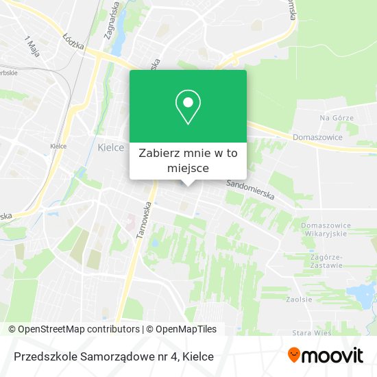 Mapa Przedszkole Samorządowe nr 4