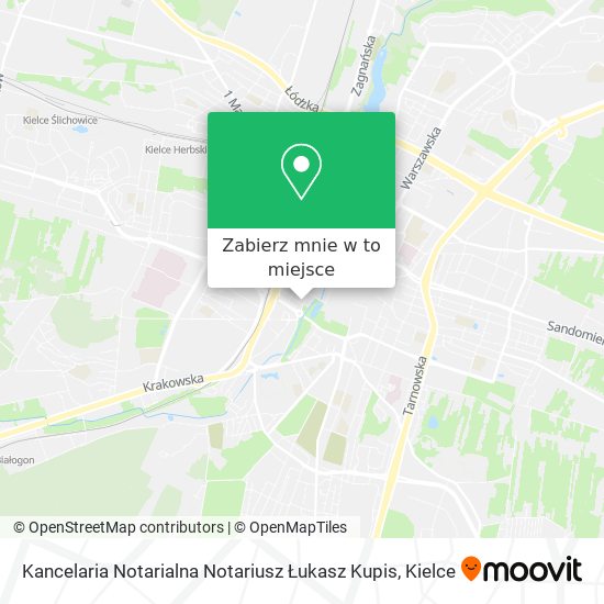 Mapa Kancelaria Notarialna Notariusz Łukasz Kupis