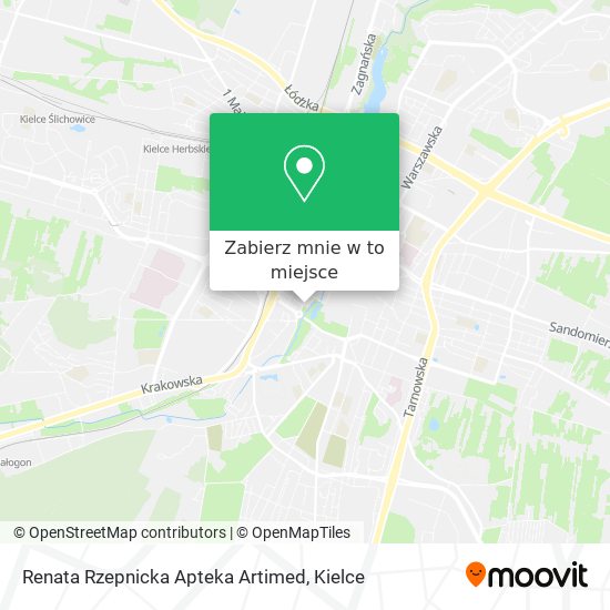 Mapa Renata Rzepnicka Apteka Artimed