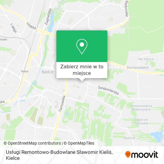 Mapa Usługi Remontowo-Budowlane Sławomir Kieliś