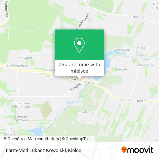 Mapa Farm-Med Łukasz Kowalski