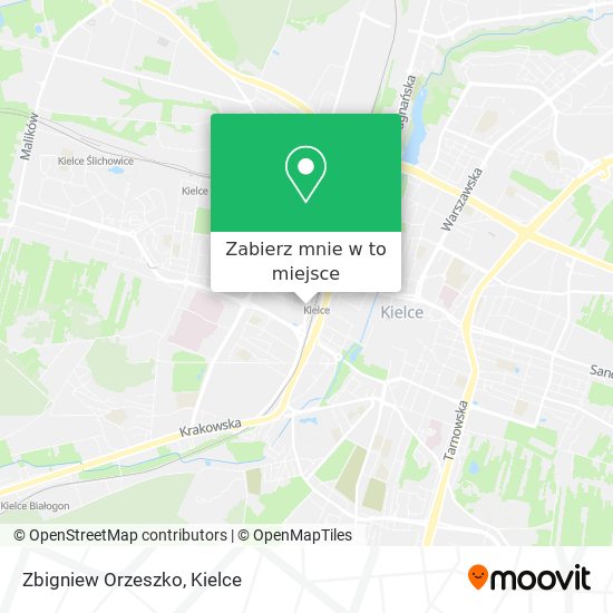 Mapa Zbigniew Orzeszko