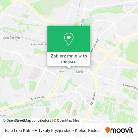 Mapa Fale Loki Koki - Artykuły Fryzjerskie - Kielce