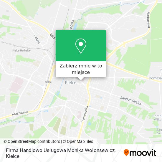 Mapa Firma Handlowo Usługowa Monika Wołonsewicz