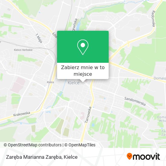 Mapa Zaręba Marianna Zaręba
