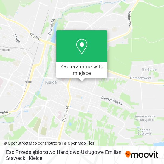 Mapa Esc Przedsiębiorstwo Handlowo-Usługowe Emilian Stawecki