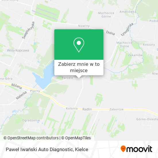 Mapa Paweł Iwański Auto Diagnostic