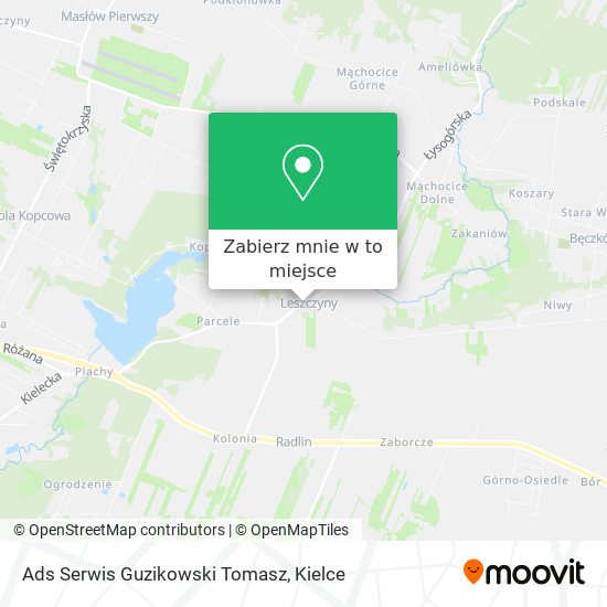Mapa Ads Serwis Guzikowski Tomasz