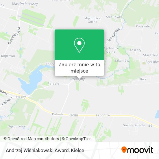 Mapa Andrzej Wiśniakowski Award