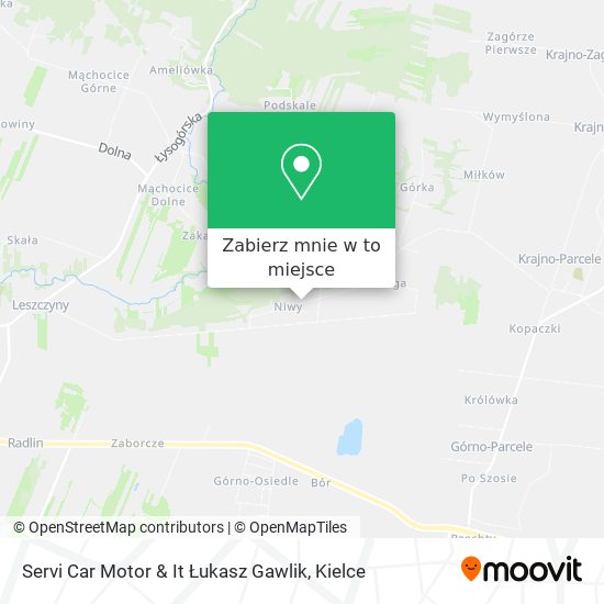 Mapa Servi Car Motor & It Łukasz Gawlik
