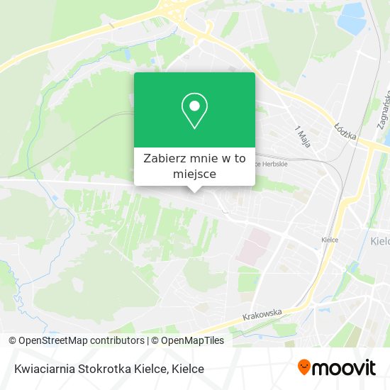 Mapa Kwiaciarnia Stokrotka Kielce