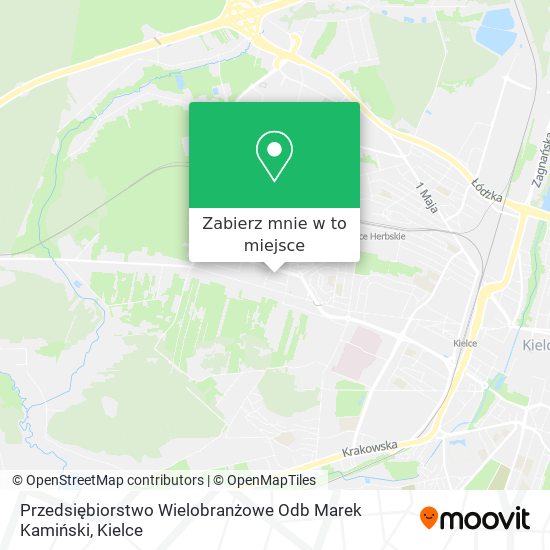 Mapa Przedsiębiorstwo Wielobranżowe Odb Marek Kamiński