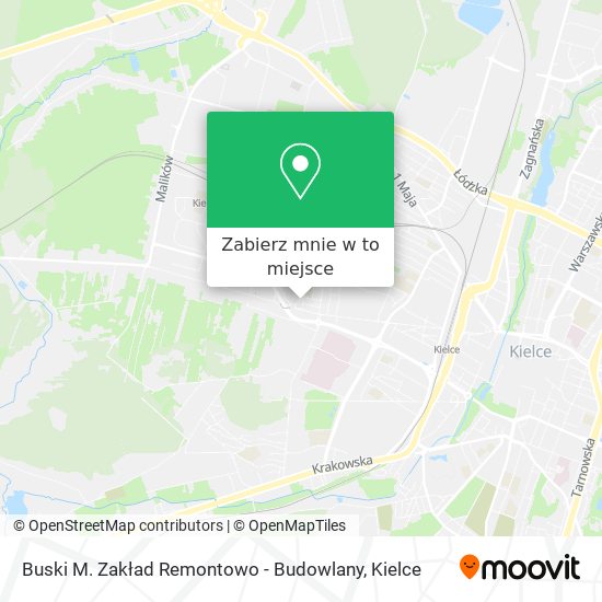 Mapa Buski M. Zakład Remontowo - Budowlany