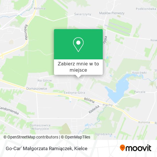 Mapa Go-Car' Małgorzata Ramiączek
