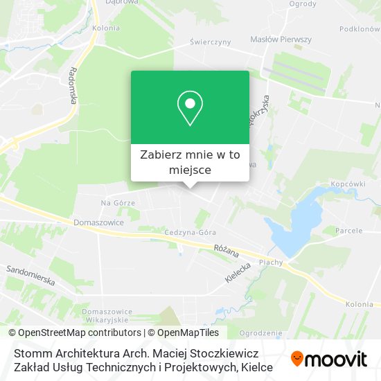 Mapa Stomm Architektura Arch. Maciej Stoczkiewicz Zakład Usług Technicznych i Projektowych