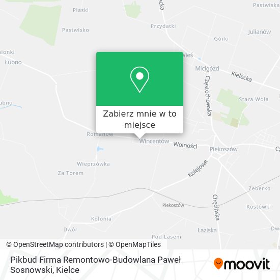 Mapa Pikbud Firma Remontowo-Budowlana Paweł Sosnowski