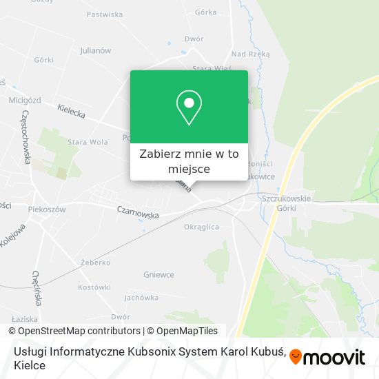 Mapa Usługi Informatyczne Kubsonix System Karol Kubuś