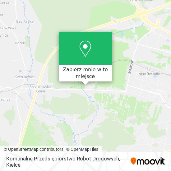 Mapa Komunalne Przedsiębiorstwo Robót Drogowych