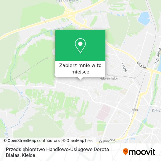 Mapa Przedsiębiorstwo Handlowo-Usługowe Dorota Białas